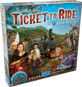 Days Of Wonder Ticket to Ride - Iberia/South Korea Expansion