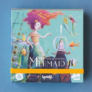 Londji pocket puzzel My mermaid 100st +6jr