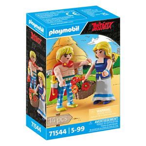 PLAYMOBIL Konstruktionsspielzeug Asterix Tragicomix und Falbala