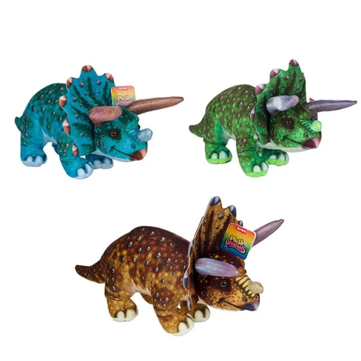 Toi-Toys Toi Toys Pluche Dinosaurus Metal Look 40cm