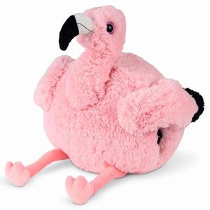 Noxxiez Cozy  Handwarmer Knuffel Flamingo 35cm