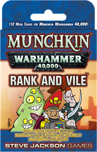 Steve Jackson Games Munchkin Warhammer 40K Rank and Vile