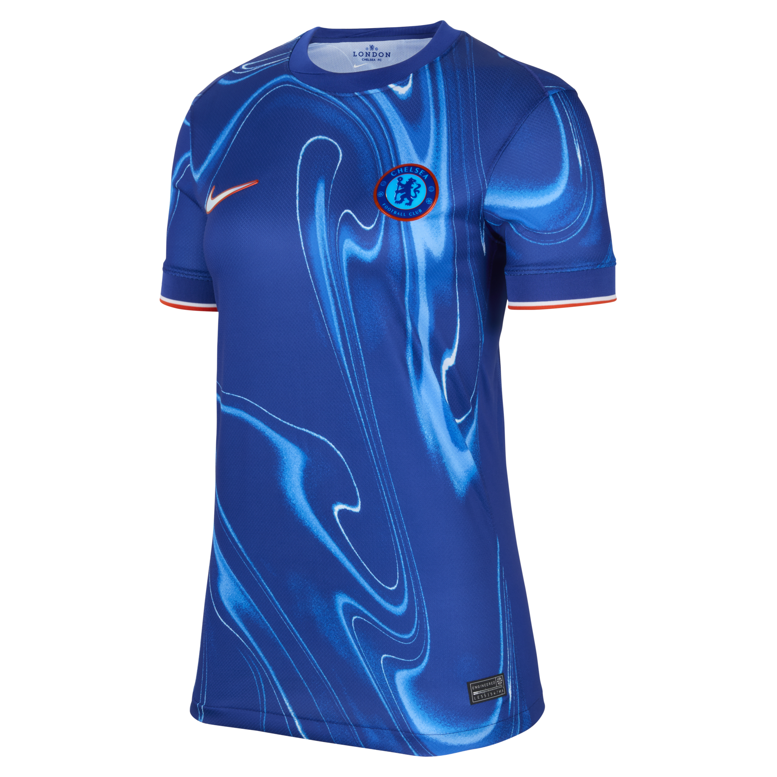 Nike Chelsea FC 2024 Stadium Thuis  Dri-FIT replica voetbalshirt voor dames - Blauw