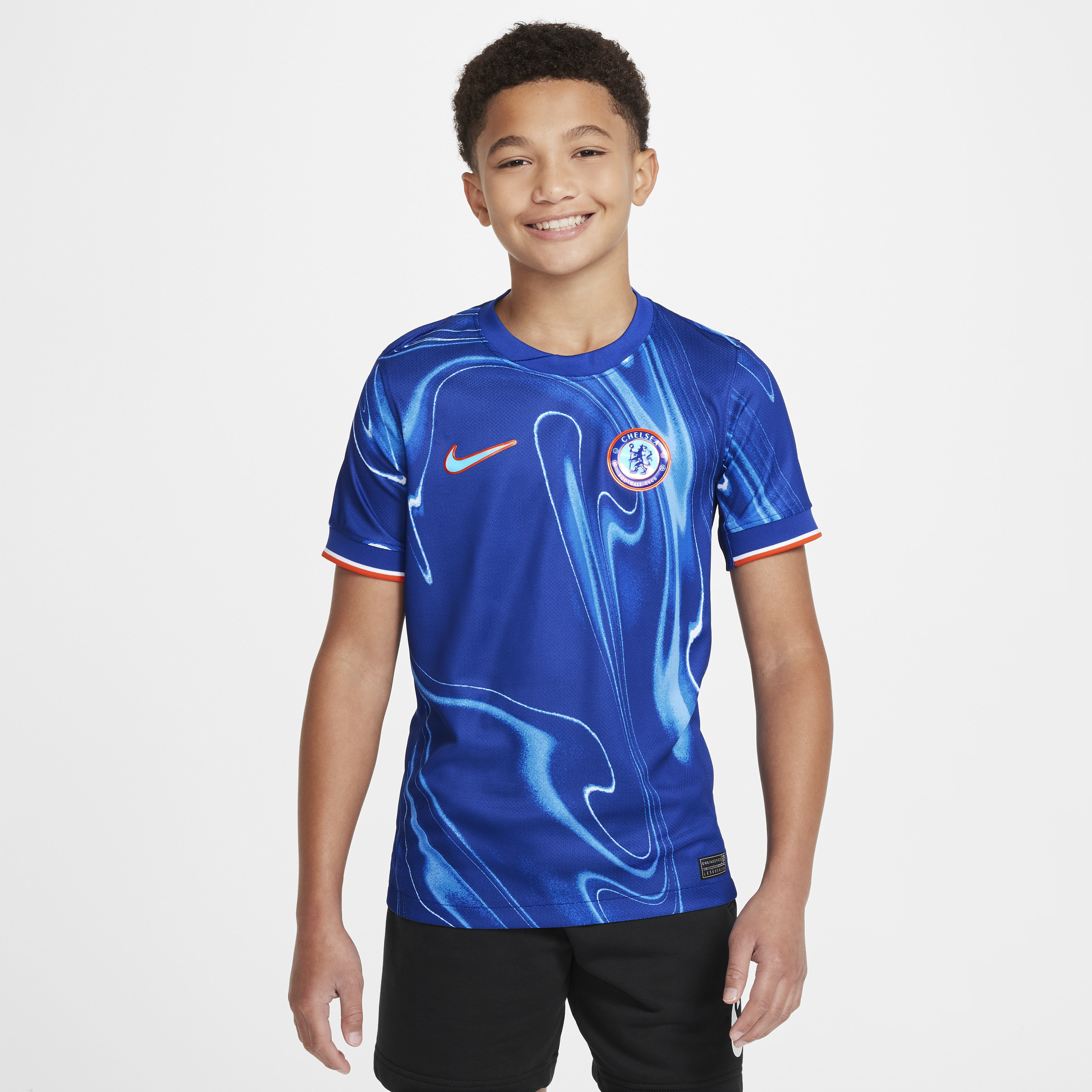 Nike Chelsea FC 2024/25 Stadium Thuis  Dri-FIT replicavoetbalshirt voor kids - Blauw