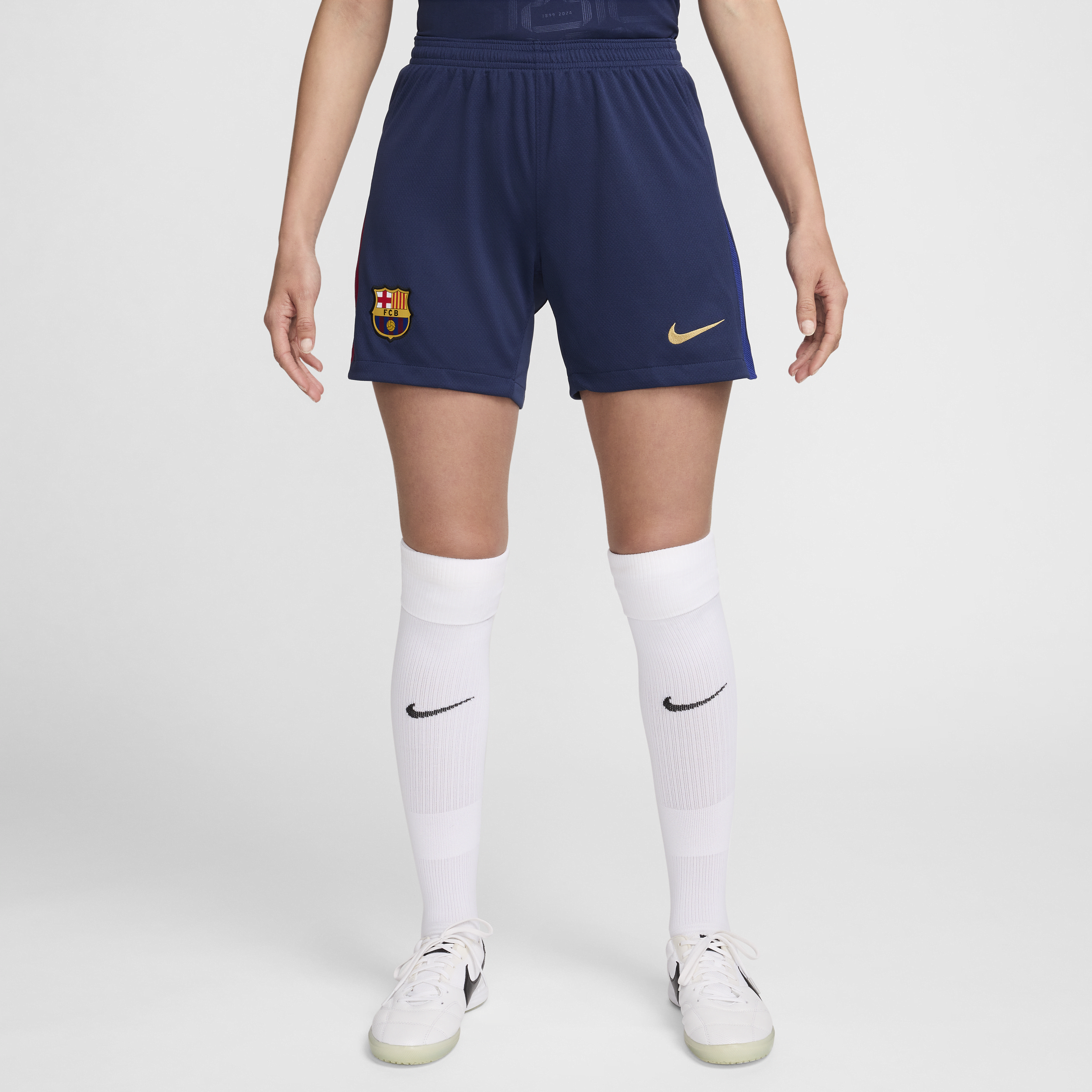 Nike FC Barcelona 2023/24 Stadium Thuis  Dri-FIT replica voetbalshorts voor dames - Blauw