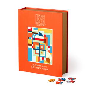 Galison Frank Lloyd Wright December Gifts 500 Piece Book Puzzle -   (ISBN: 9780735381346)