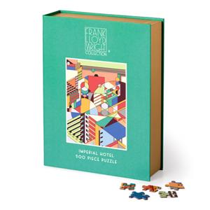 Galison Frank Lloyd Wright Imperial Hotel 500 Piece Book Puzzle -   (ISBN: 9780735381353)