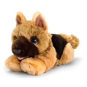 Keel Toys pluche bruine Herdershond honden knuffel 25 cm -