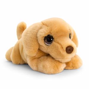 Keel Toys Knuffeldier Puppy Labrador hond - zachte pluche stof - premium kwaliteit knuffels - beige - 25 cm -