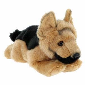 Keel Toys Knuffeldier Puppy Duitse herder Elzasser hond - zachte pluche stof - premium knuffels - 30 cm -