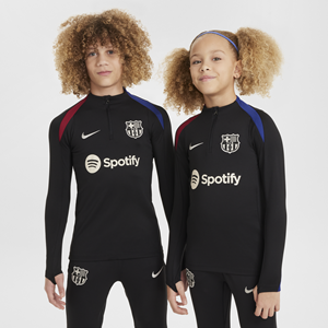 Nike FC Barcelona Strike  Dri-FIT voetbaltrainingstop voor kids - Zwart