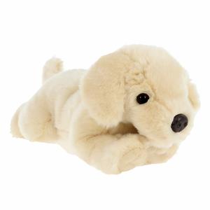 Keel Toys Knuffeldier Puppy Labrador hond - zachte pluche stof - premium kwaliteit knuffels - beige - 35 cm -