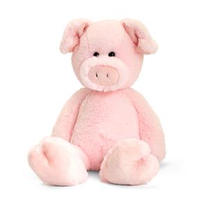 Keel Toys Pluche knuffel dier varken 18 cm -