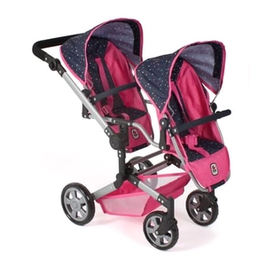 Bayer-Chic BAYER CHIC 2000 Linus Duo poppenwagen, roze