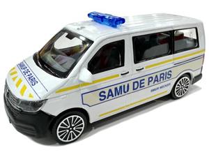 Brinic Modelcars Bburago Volkswagen T6.1 Samu de Paris (Politie)