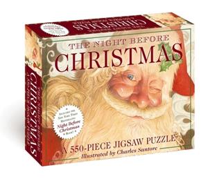 Harpercollins Focus The Night Before Christmas: 550-Piece Jigsaw Puzzle And Book -   (ISBN: 9781646431113)