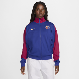 Nike FC Barcelona Academy Pro Thuis  Dri-FIT voetbalvolksliedjack voor dames - Blauw