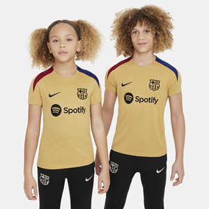 Nike FC Barcelona Strike  Dri-FIT knit voetbaltop met korte mouwen voor kids - Bruin