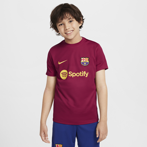 Nike FC Barcelona Academy Pro  Dri-FIT voetbaltop met korte mouwen voor kids - Rood