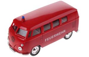 Brinic Modelcars Welly Volkswagen T1 microbus 1962 Feuerwehr