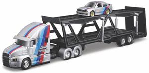 Brinic Modelcars Maisto Mack Anthem autotransporter + BMW M3