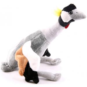 Cornelissen Pluche kraanvogel knuffel 30 cm - dieren vogel knuffeldieren -