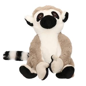 Ravensden Pluche knuffel dier Ringstaart Maki Aapje - 23 cm - Knuffelbeesten Apen -