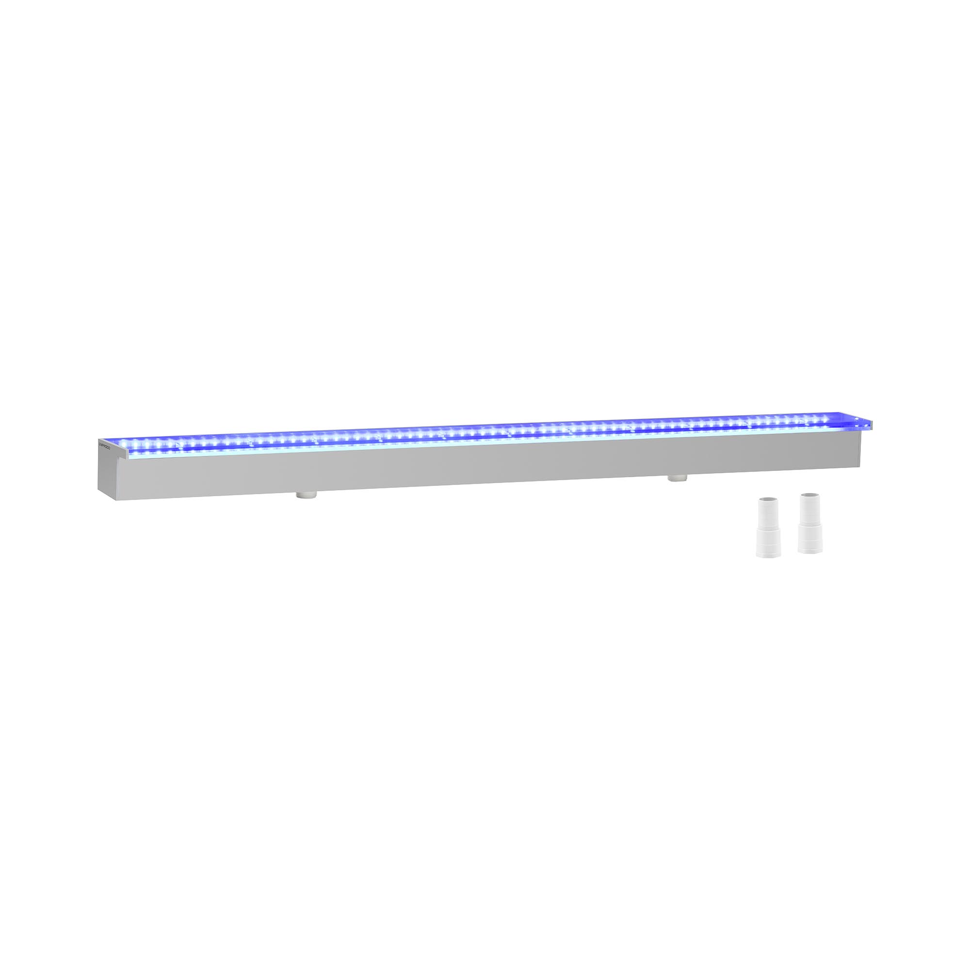 Uniprodo Douche - 120 cm - LED-verlichting - Blauw / Wit