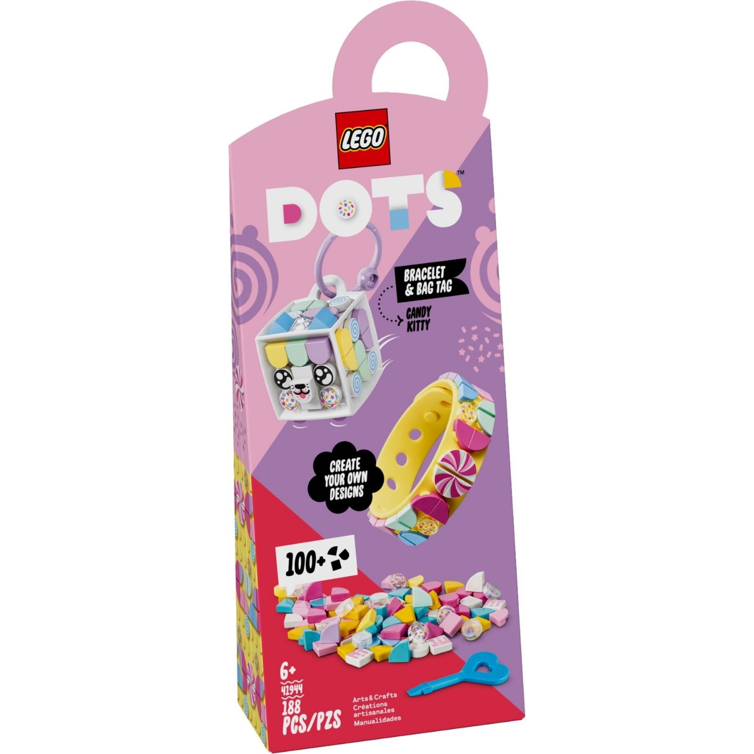 Lego Dots 41944 Snoepkatje Armband Tassenhanger