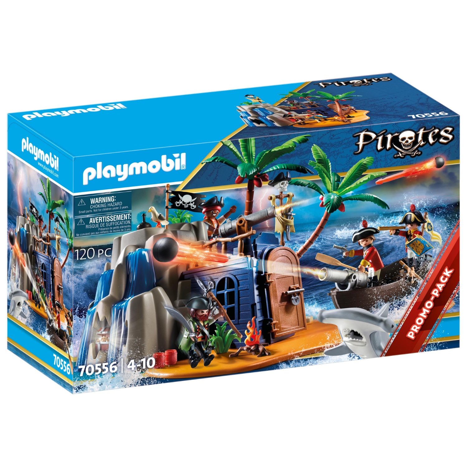 PLAYMOBIL 70556 Pirateneiland Met Schuilplaats