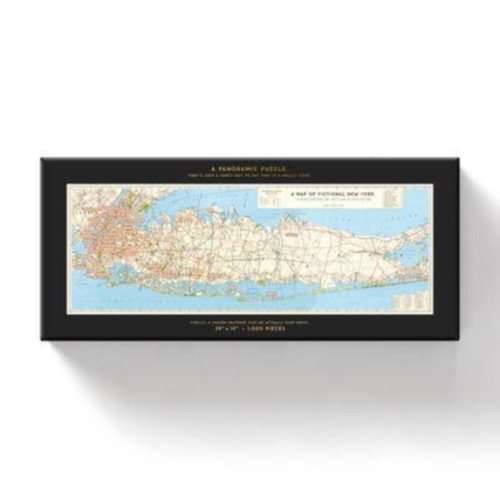 Brass Monkey Nyc Map 1,000 Piece Panoramic Puzzle -   (ISBN: 9780735373655)