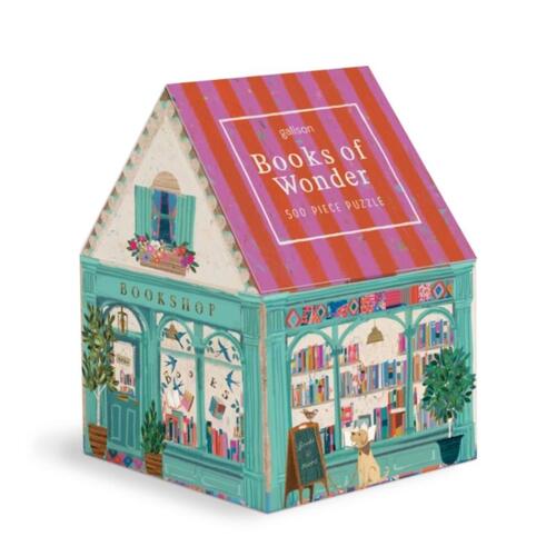 Galison Books Of Wonder 500 Piece House Puzzle -   (ISBN: 9780735383548)