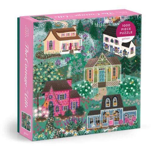 Galison Joy Laforme The Cottage Hills 1000 Piece Puzzle In A Square Box -   (ISBN: 9780735383562)