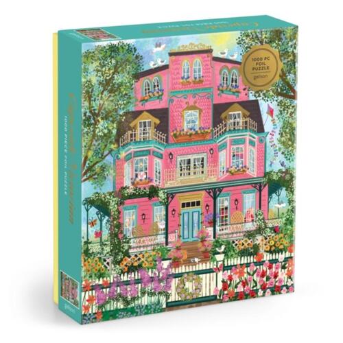 Galison Joy Laforme Capeside Victorian 1000 Piece Foil Puzzle -   (ISBN: 9780735384675)