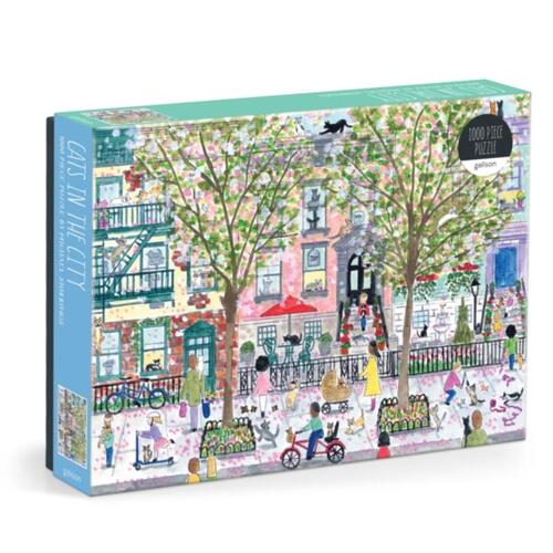 Galison Michael Storrings Cats In The City 1000 Piece Puzzle -   (ISBN: 9780735384842)