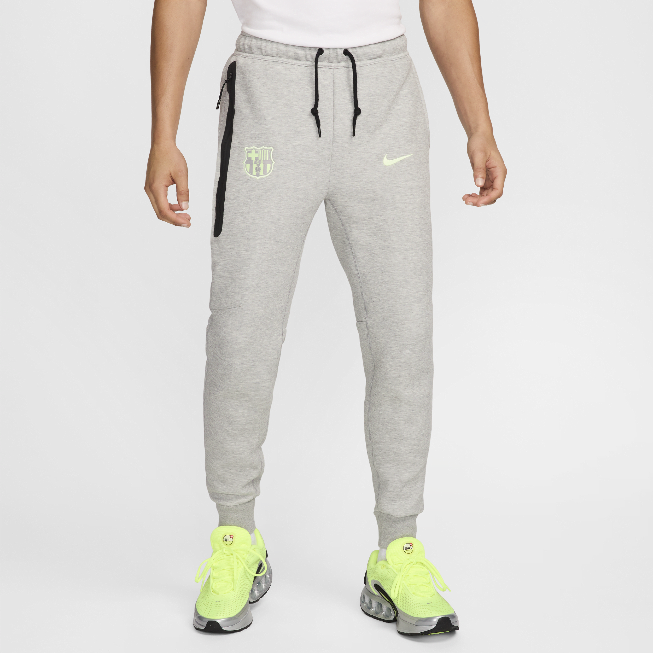 Nike FC Barcelona Tech Fleece  voetbaljoggingbroek voor heren - Grijs