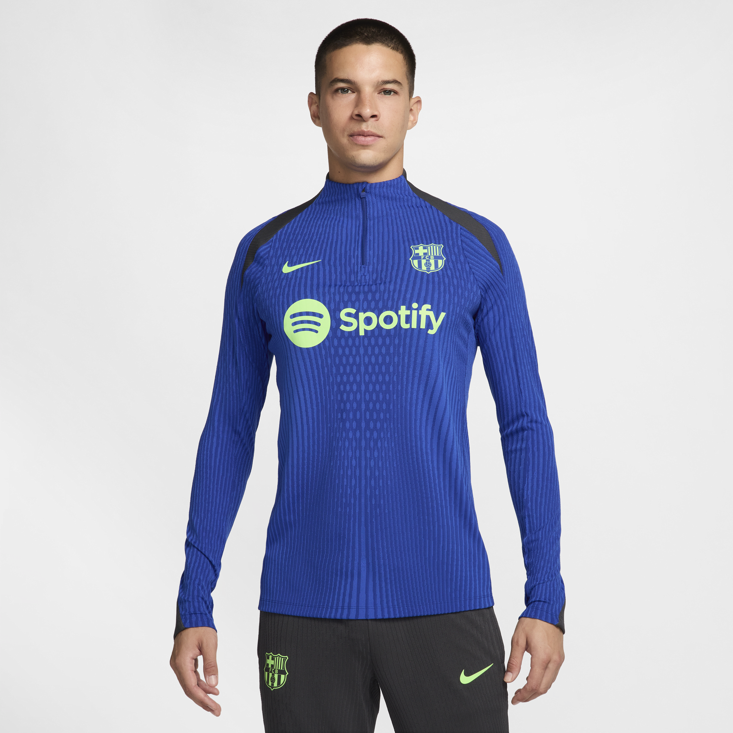 Nike FC Barcelona Strike Elite Derde  Dri-FIT ADV knit voetbaltrainingstop voor heren - Blauw