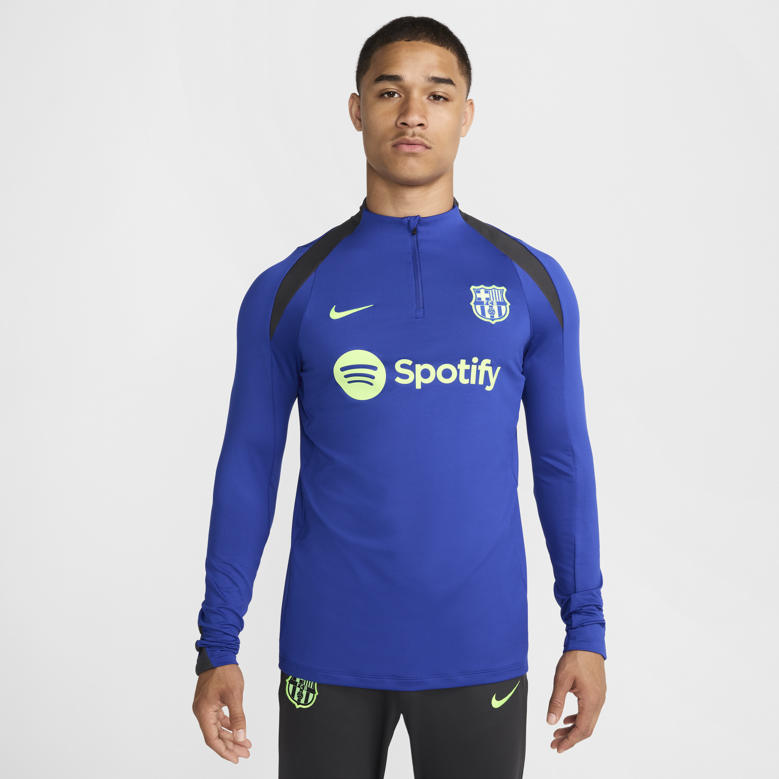 Nike FC Barcelona Strike Derde  Dri-FIT voetbaltrainingstop voor heren - Blauw