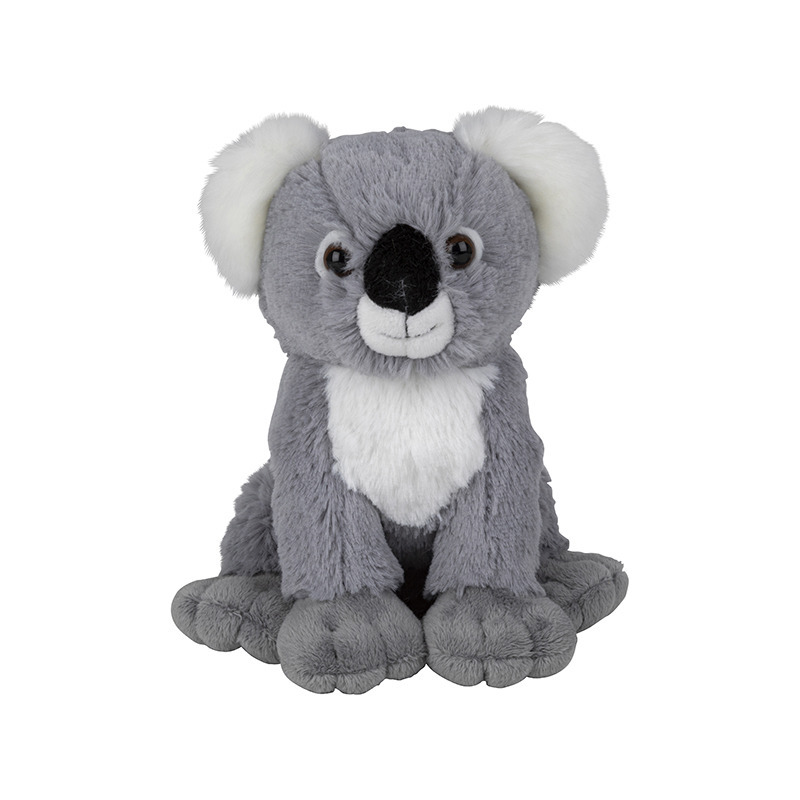 Nature Planet pluche knuffel dier Koala - 19 cm - grijs - dieren knuffels -