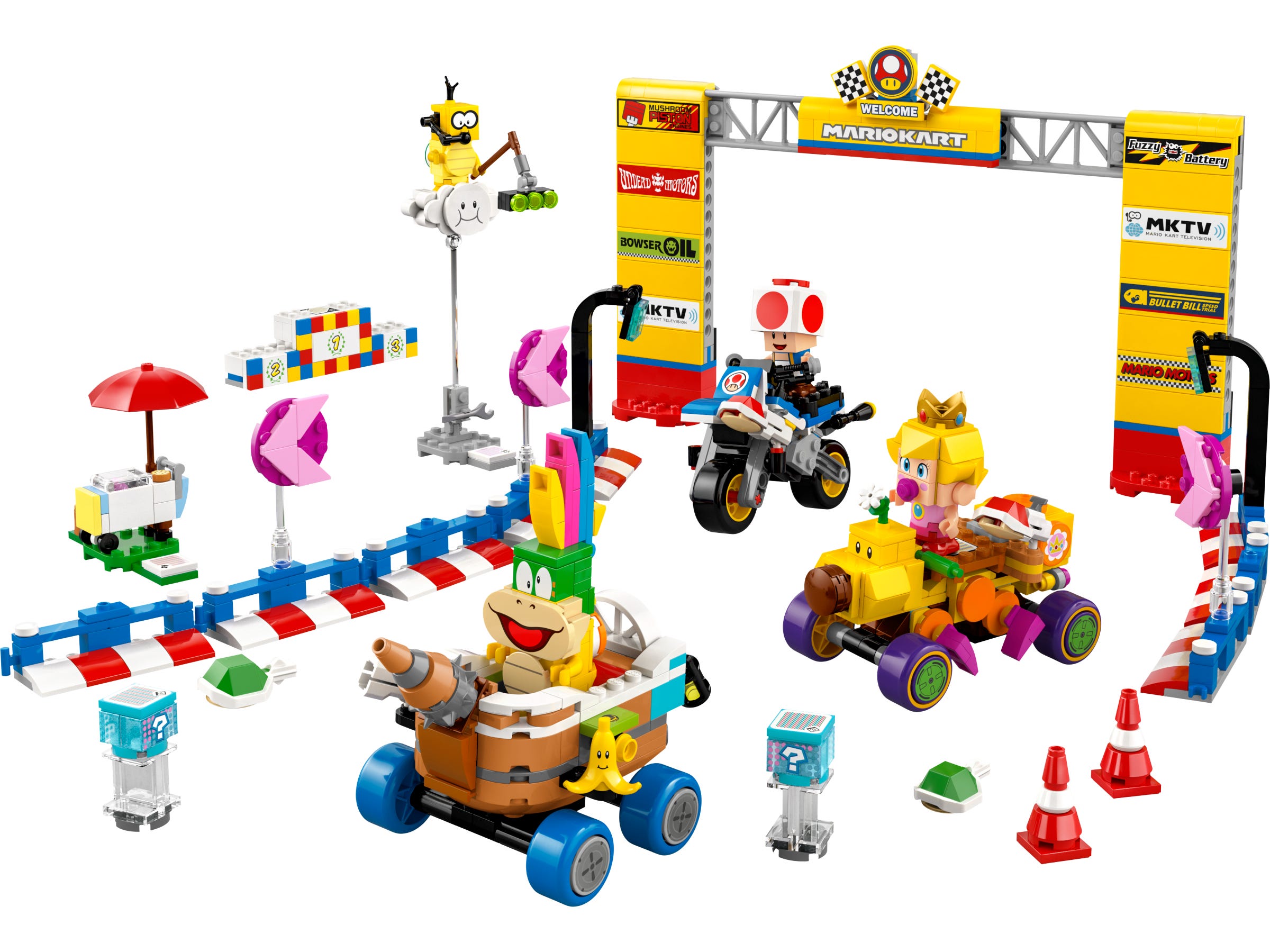 LEGO Mario Kart - Baby Peach en grand prix-set