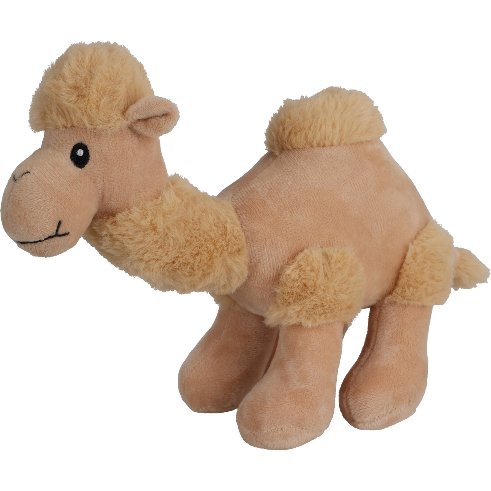 Home & Styling Knuffeldier Dromedaris - zachte pluche stof - mooie kwaliteit knuffels - beige - 26 cm -