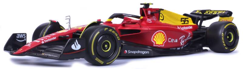 Brinic Modelcars Bburago Ferrari F1-75 Carlos Sainz Formule 1 - Monza livery