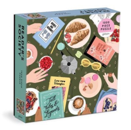 Galison Reader's Society 1000 Piece Puzzle In Square Box -   (ISBN: 9780735372160)