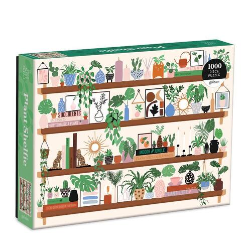 Galison Plant Shelfie 1000 Piece Puzzle -   (ISBN: 9780735366541)