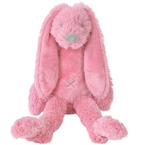 Knuffelkado knuffel konijn Big rabbit Richie dark pink