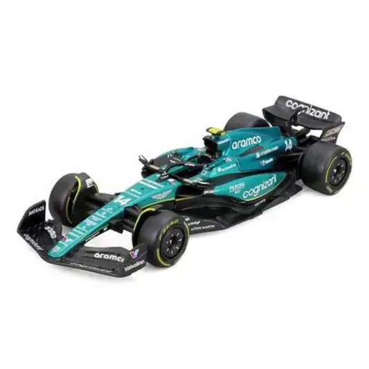 Brinic Modelcars Bburago Aston Martin AMR23 Formule 1 - Fernando Alonso