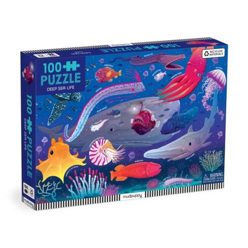 Mudpuppy Deep Sea 100 Piece Puzzle -   (ISBN: 9780735383913)