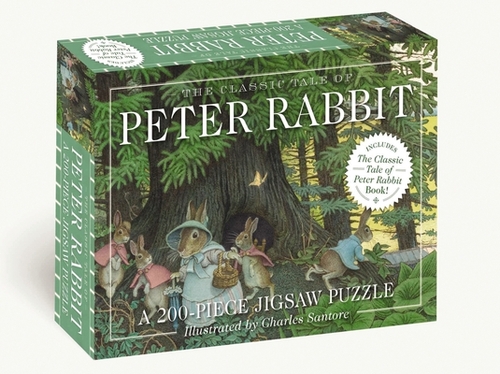 Beatrix Potter The Classic Tale Of Peter Rabbit 200-Piece Jigsaw Puzzle And Book -   (ISBN: 9781646430796)