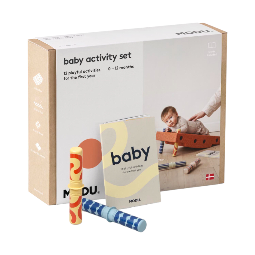 Modu Activity Toy BabySet - Burnt Orange / Dusty Green