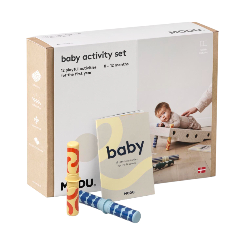 Modu Activity Toy BabySet - Sand Grey / Honey Yellow